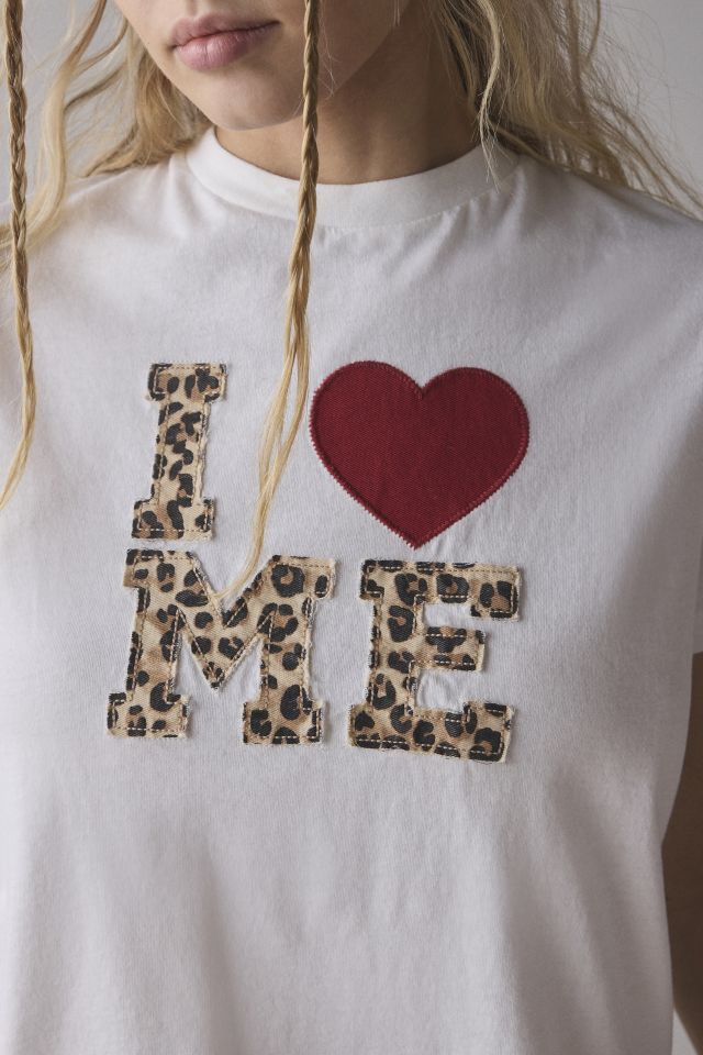 I Heart Me Applique Graphic Slim Tee #3
