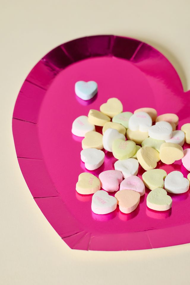 xo, Fetti Heart Shaped Disposable Plate Set #1