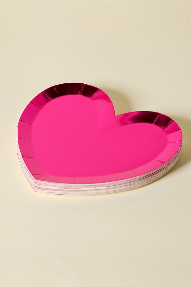 xo, Fetti Heart Shaped Disposable Plate Set #2
