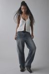 Kimchi Blue Kiara Split-Front Flyaway Sweater Tank Top