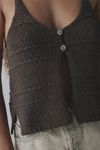 Kimchi Blue Kiara Split-Front Flyaway Sweater Tank Top