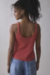 Kimchi Blue Kiara Split-Front Flyaway Sweater Tank Top