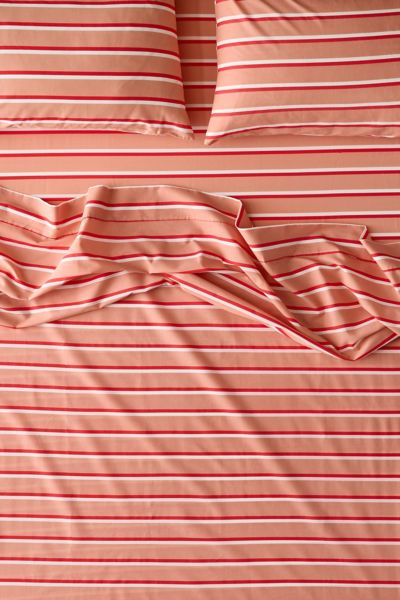 Double Stripe Brushed Cotton Sheet Set