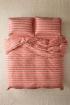 Double Stripe Brushed Cotton Duvet Set