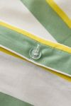 Off-Set Stripe Brushed Cotton Duvet Set