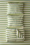 Off-Set Stripe Brushed Cotton Duvet Set