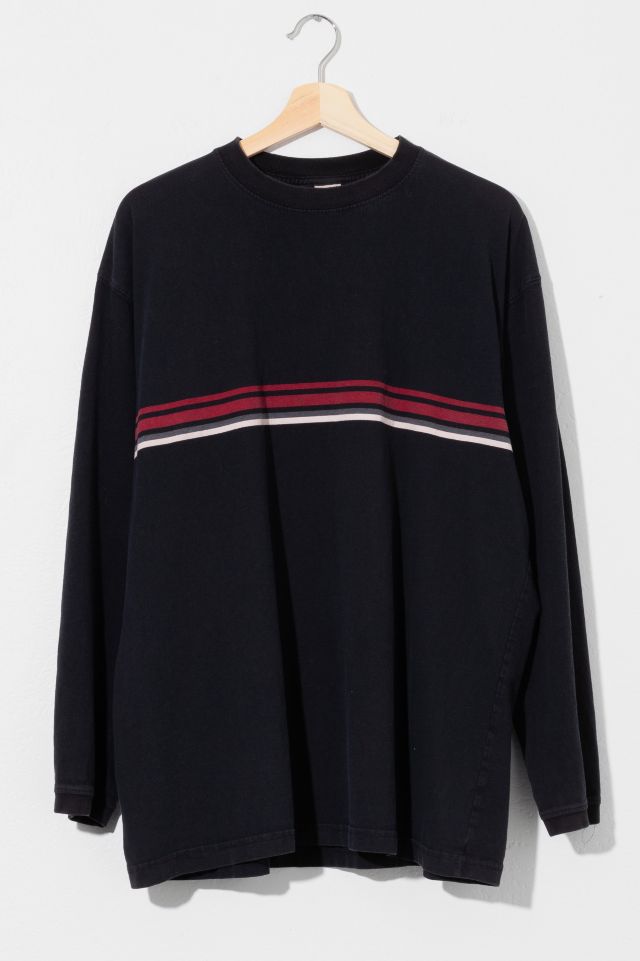 Vintage 1990s Striped Long Sleeve T-Shirt | Urban Outfitters