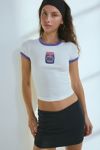 Kimchi Blue Too Perfect Blueberry Jam Graphic Ringer Baby Tee