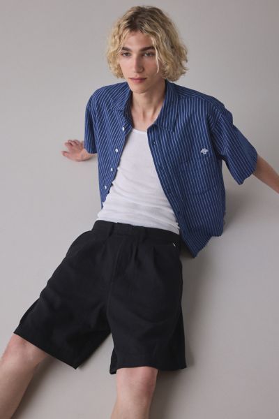The Critical Slide Society Harro Linen Wide Leg Short