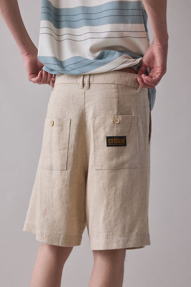 The Critical Slide Society Harro Linen Wide Leg Short #2