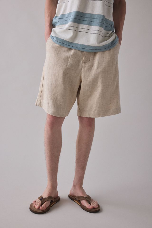 The Critical Slide Society Harro Linen Wide Leg Short #3