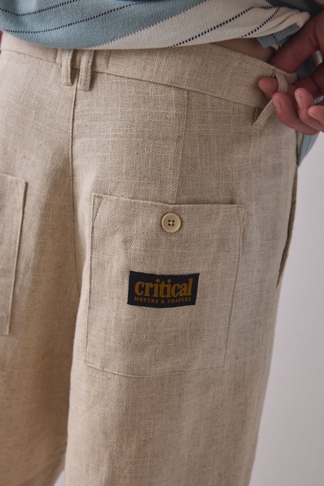 The Critical Slide Society Harro Linen Wide Leg Short #4