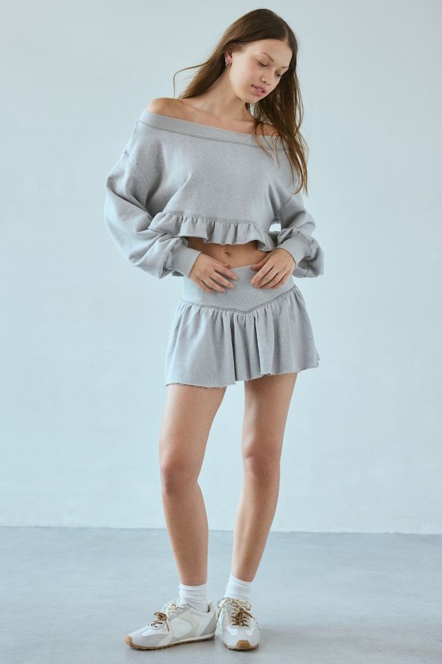 Out From Under Lyra Ruffle Off-The-Shoulder Pullover #1