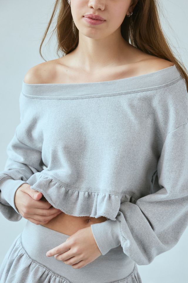 Out From Under Lyra Ruffle Off-The-Shoulder Pullover #2