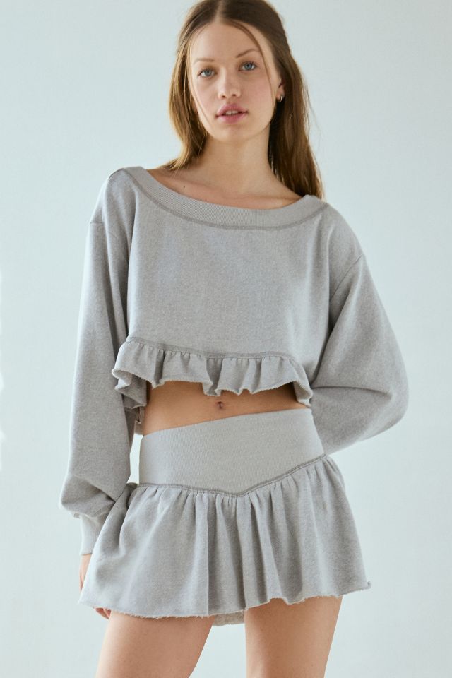 Out From Under Lyra Ruffle Drop-Waist Mini Skort #3