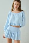 Out From Under Lyra Ruffle Drop-Waist Mini Skort