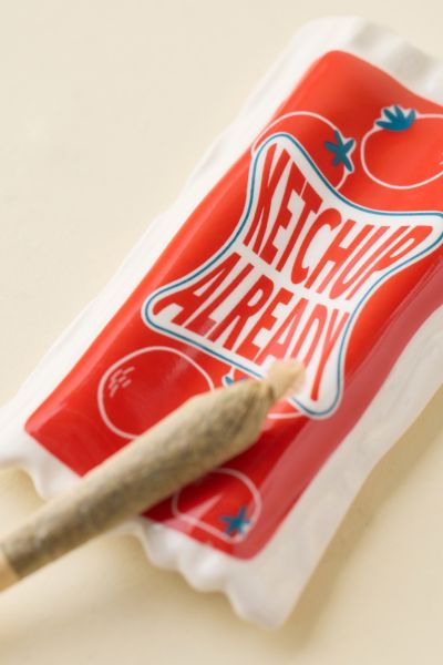Ketchup Packet Ceramic Trinket Dish