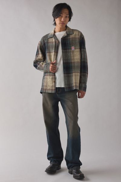 Wrangler Western Waffle Plaid Long Sleeve Shirt
