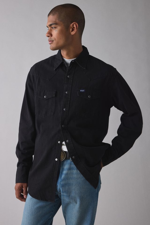 Wrangler Denim Western Shirt #4