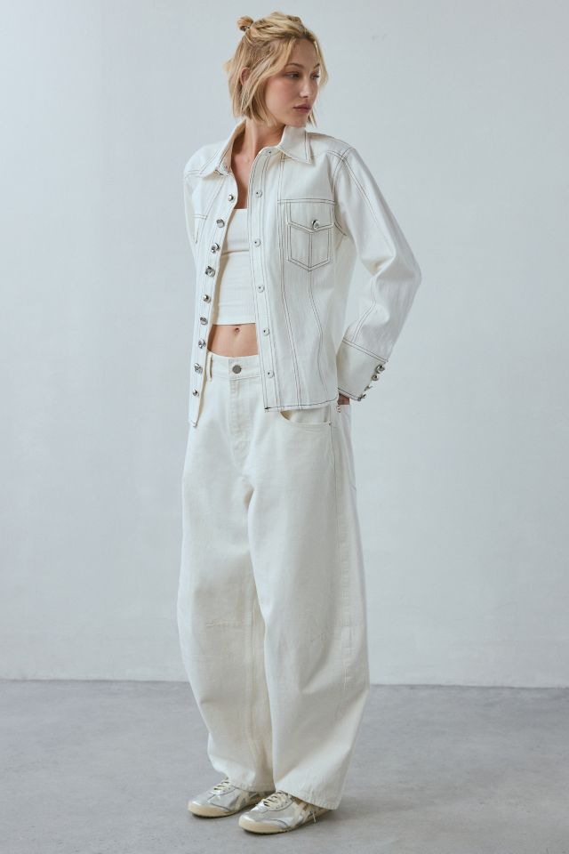 Ghospell Meredith Cotton Button-Down Shirt #3