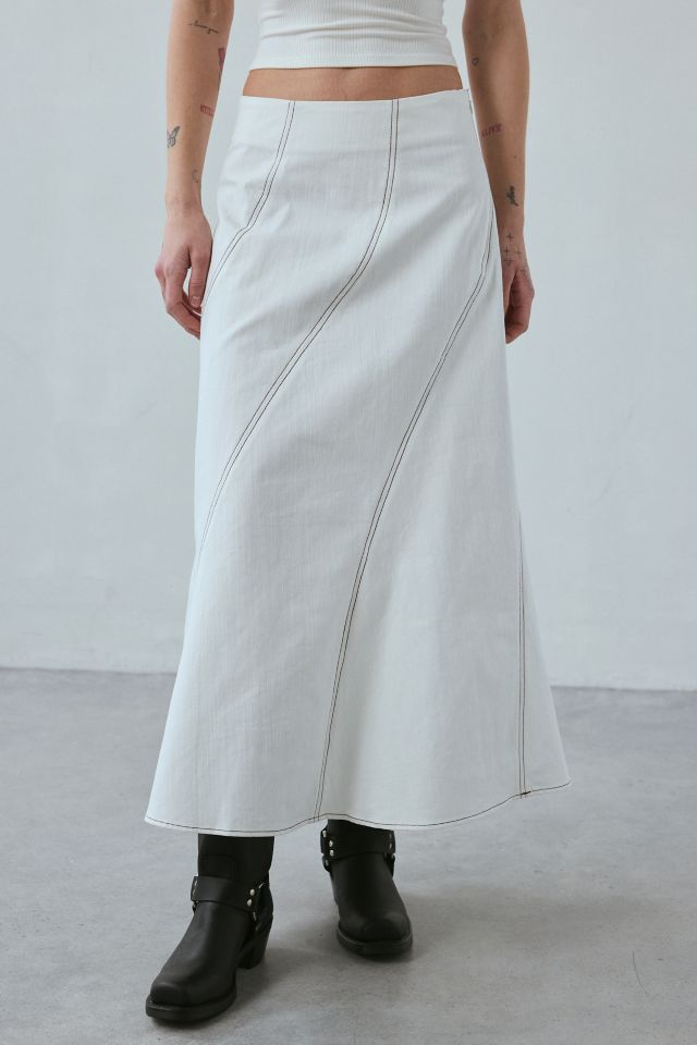 Ghospell Meredith Fit-And-Flare Midi Skirt #1