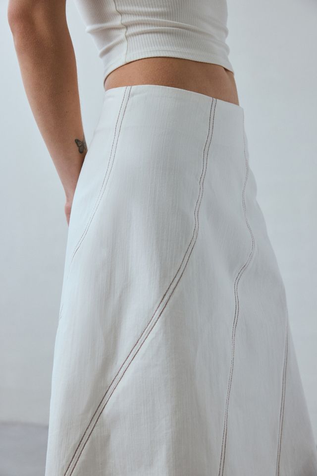 Ghospell Meredith Fit-And-Flare Midi Skirt #2
