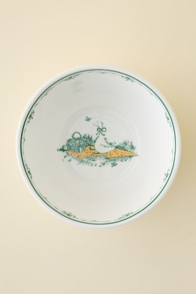Urban Outfitters Graphic Printed Ceramic Cereal Bowl In Goose At