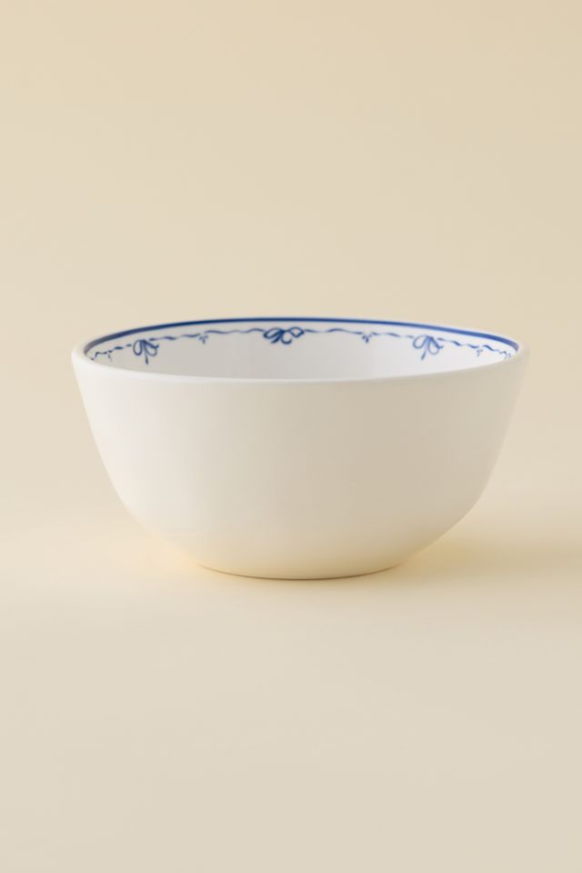 Graphic Printed Ceramic Cereal Bowl #1