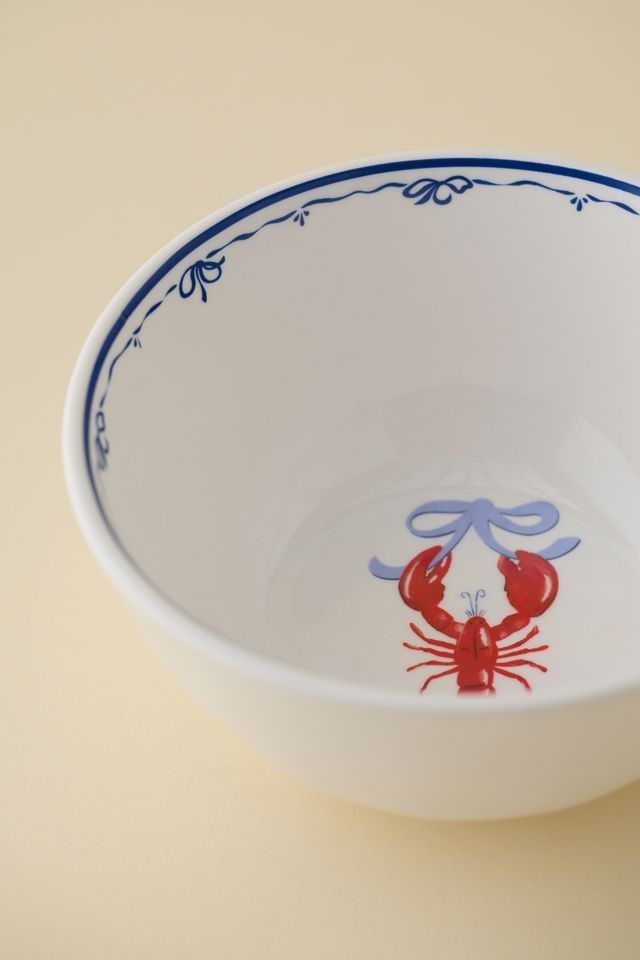 Graphic Printed Ceramic Cereal Bowl #2