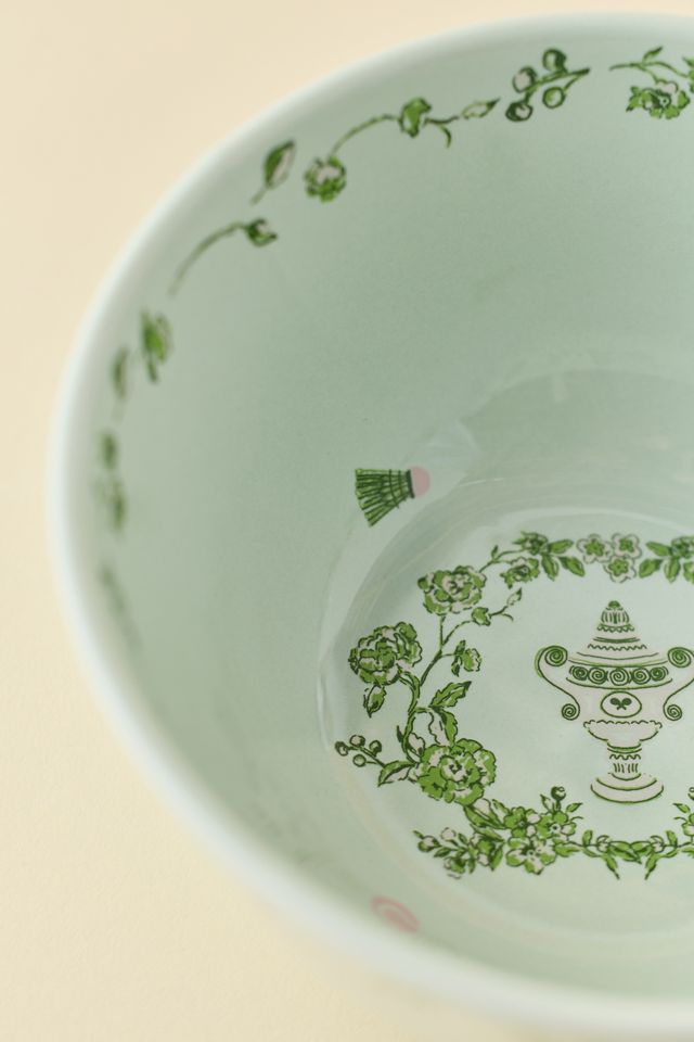 Graphic Printed Ceramic Cereal Bowl #1