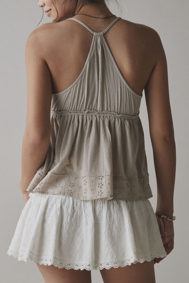 Kimchi Blue Bailey Eyelet Lace Babydoll Tank Top #1