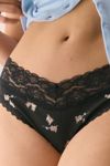 Out From Under Hattie Lace Trim Thong