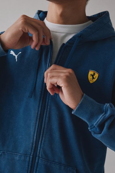 Puma Scuderia Ferrari Sportswear Zip-Up Hoodie Sweatshirt