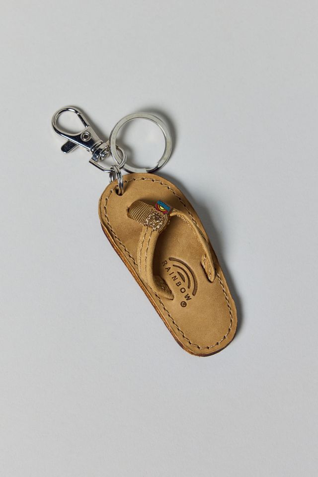 Rainbow Premier Leather Sandal Keychain #1