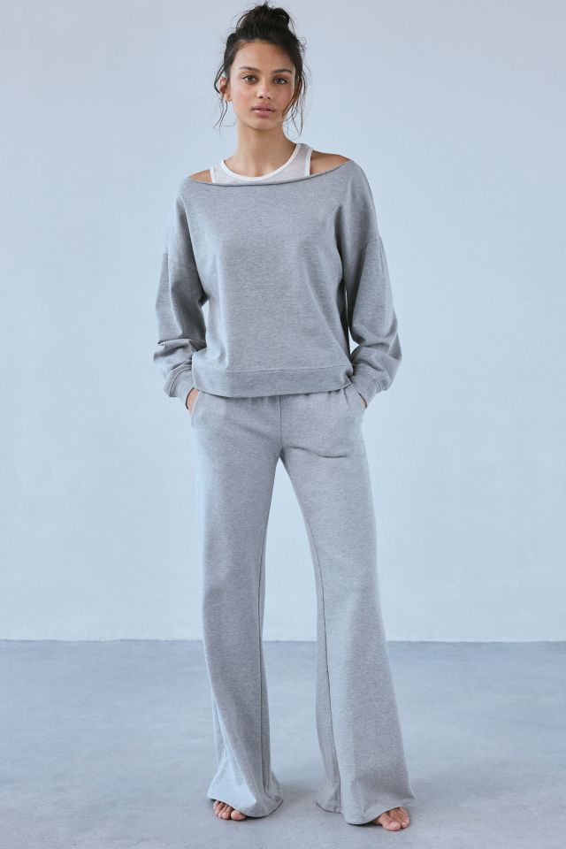 Out From Under Finley Oversized Off-The-Shoulder Pullover Sweatshirt