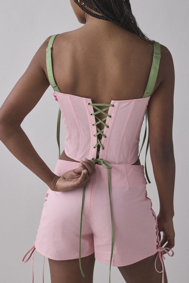 vanilla ribbon top – CHERRY KNOTS