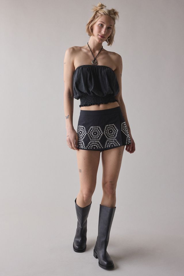 Silence + Noise Sky Festival Studded Micro Skort #2