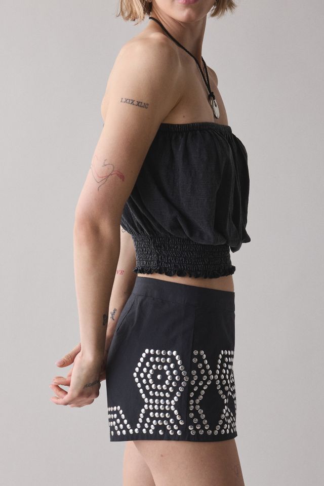 Silence + Noise Sky Festival Studded Micro Skort #3