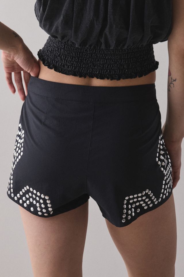 Silence + Noise Sky Festival Studded Micro Skort #4