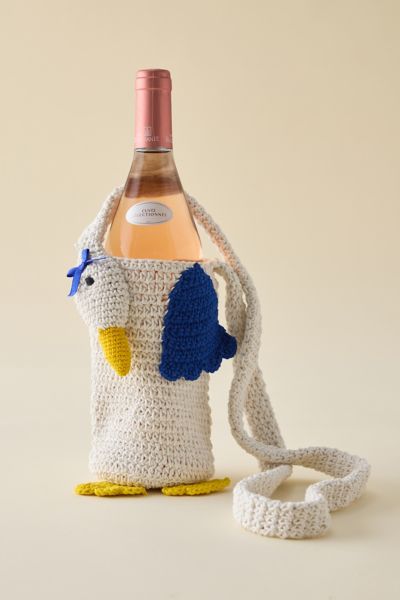 Silly Goose Crochet Bottle Sling