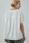 Kimchi Blue Rose Split-Front Textured Knit Cardigan