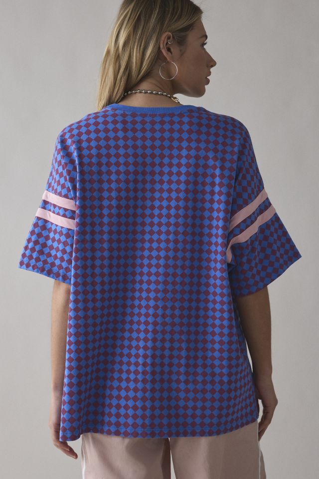 BDG Furrious Rowan Graphic Oversized Checkerboard Jersey Tee #4