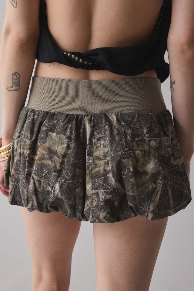 【JADED LONDON】Woodland Camo Puffball Cargo Mini Skirt Woodland Camo Puffball Cargo Mini Skirt | Jaded London