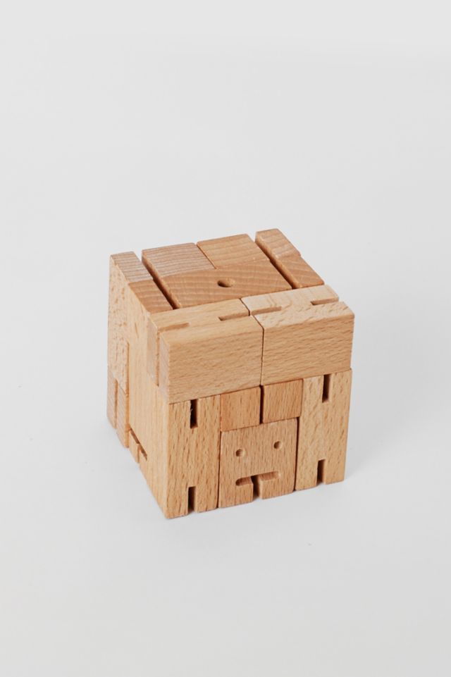 Areaware Cubebot & Milo Cubebot Wooden Set #4