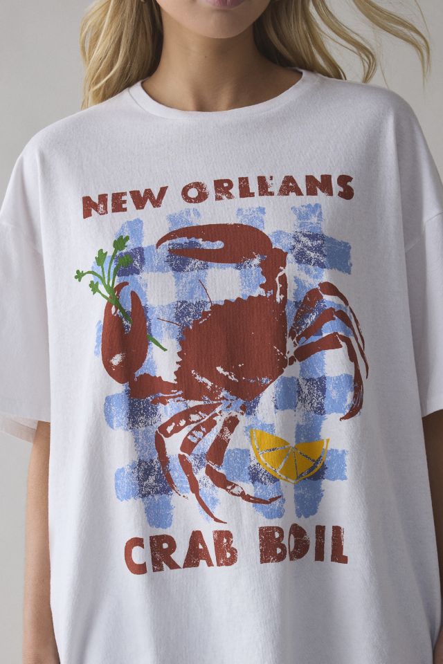 BDG New Orleans Crab Boil Graphic T-Shirt Dress #1