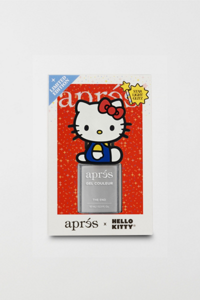 Aprés Nail Hello Kitty Flash Glitter Gel Polish In The End At Urban Outfitters