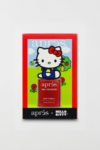 Aprés Nail X Sanrio Hello Kitty Cat Eye Gel Polish In Bow/tterfly At Urban Outfitters