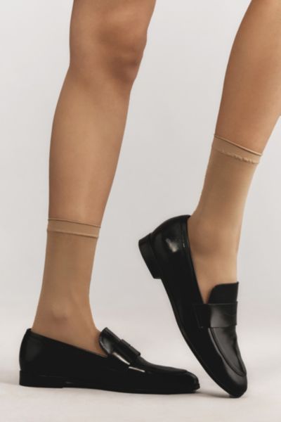 Lechery Shiny Sheer Sock Set In Natural, Women's At Urban Outfitters In Natural