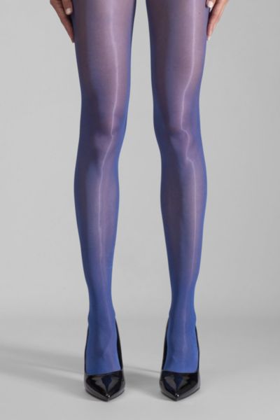 Lechery Women's Lustrous Silky Shiny 20 Denier Sheer High-waist Pantyhose Tights Sku11002-pk In Blue