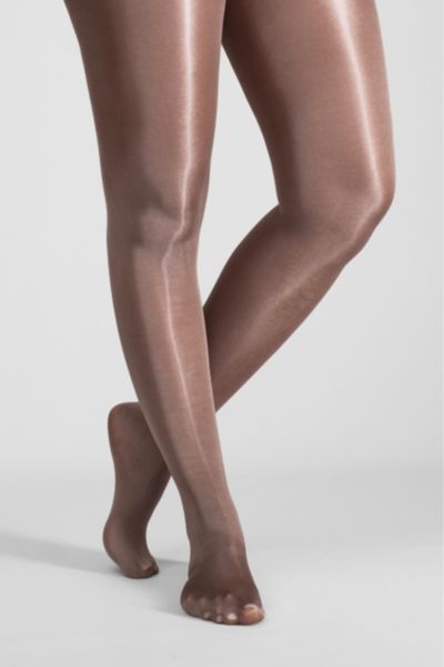 Lechery Shiny 40 Denier Semi-opaque Tights In Cocoa, Women's At Urban Outfitters In Cocoa
